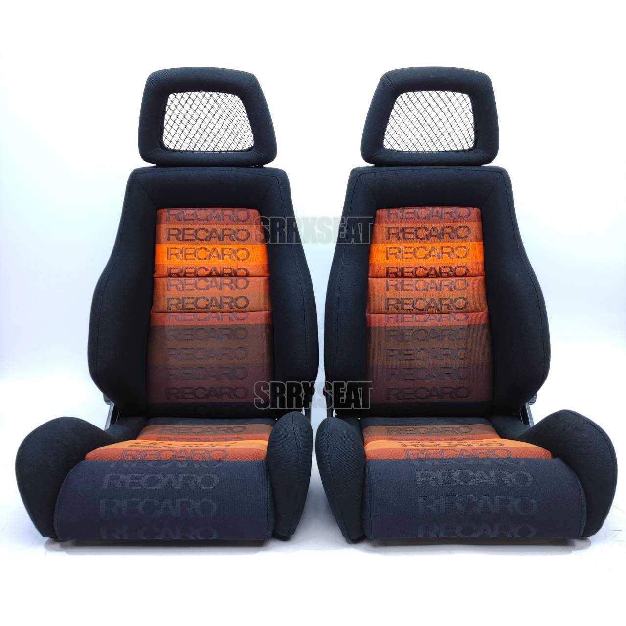 thumbnail image 2 of Recaro Orange Spectrum Gradient High Quality Reproduction Fabric – 39 Seat Cloth 2 of 6