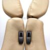 【1 PAIR】AUTHENTIC RECARO LSB TAN TARTAN Very Good Condition