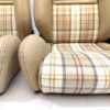 【1 PAIR】AUTHENTIC RECARO LSB TAN TARTAN Very Good Condition