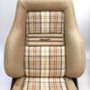 【1 PAIR】AUTHENTIC RECARO LSB TAN TARTAN Very Good Condition